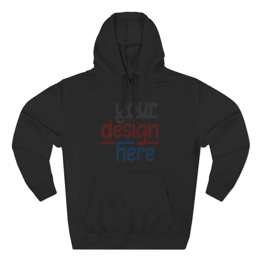 Customizable Lane Seven LS14001 Unisex Three Panel Fleece Hoodie