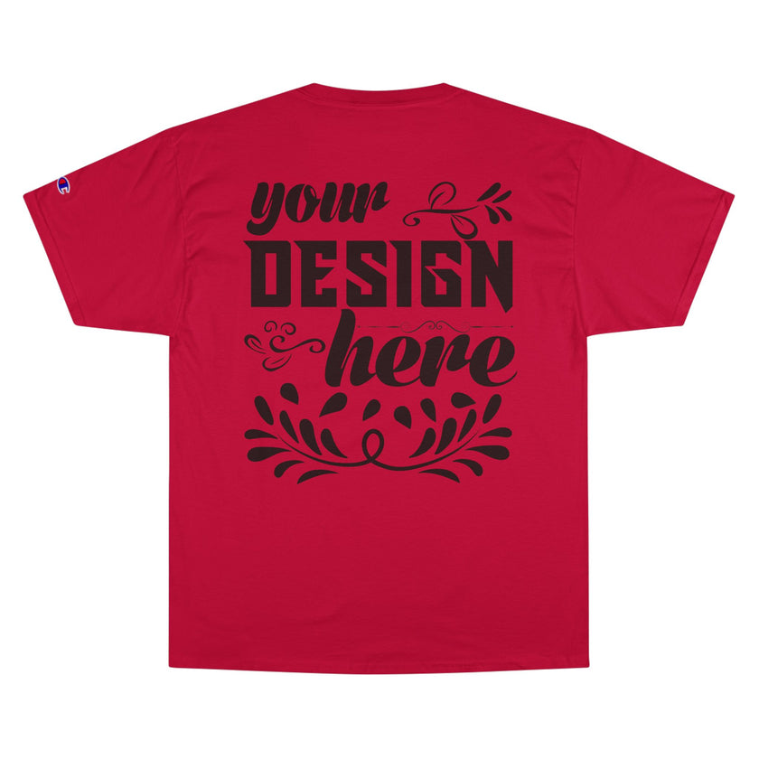 Customizable Champion T425 Unisex Cotton T-Shirt Classic Fit