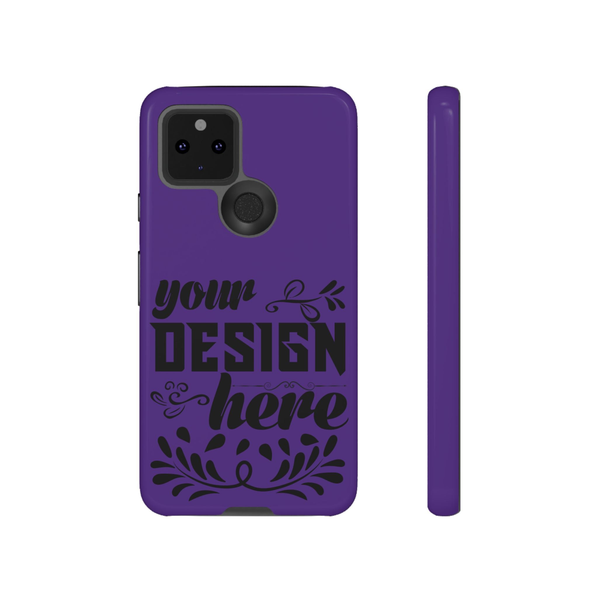 Customizable Tough Dual Layer Phone Case Polycarbonate TPU Liner Protective