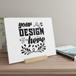 Customizable Gallery Board with Wooden Stand 1.8mm Giclée Print
