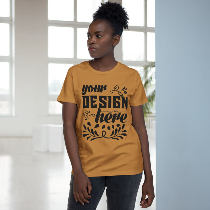 Customizable AS Colour 4001 Womens Maple Cotton T-Shirt