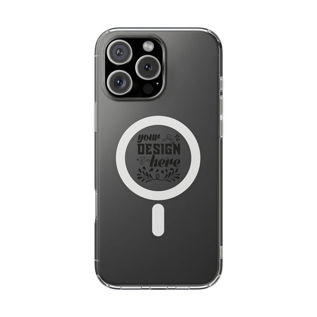 Customizable Magnetic Clear Impact Resistant Phone Case Cover