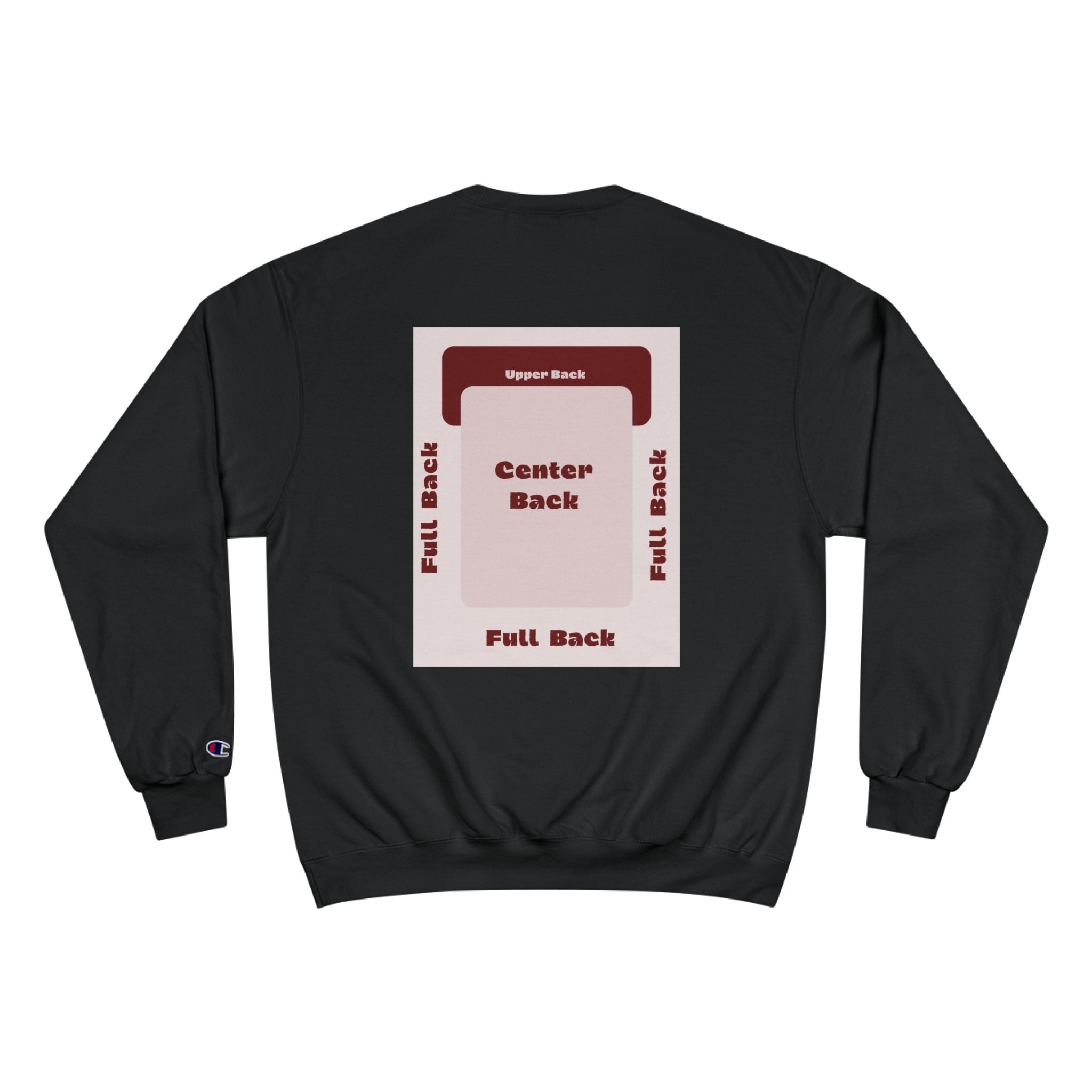 Customizable Champion S600 Crewneck Sweatshirt DTG Print