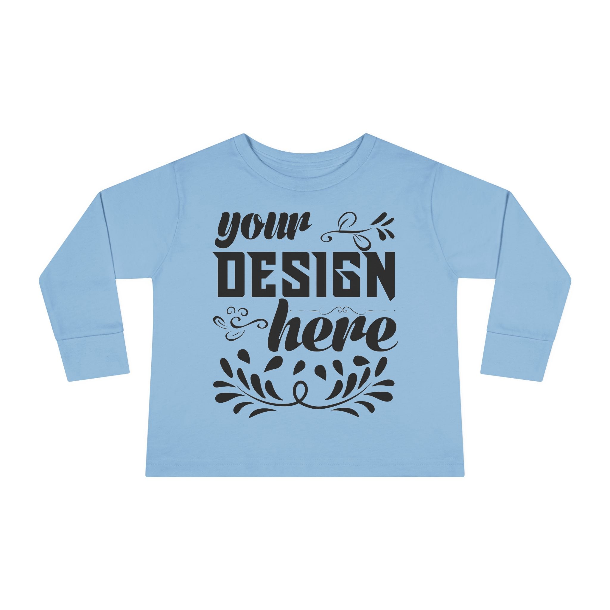 Customizable Rabbit Skins 3302 Toddler Long Sleeve T-Shirt