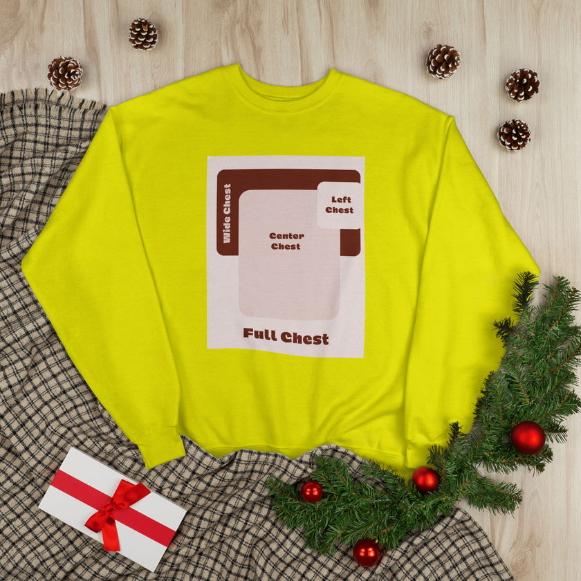 Customizable Unisex Hanes P160 EcoSmart Crewneck Sweatshirt Custom Print