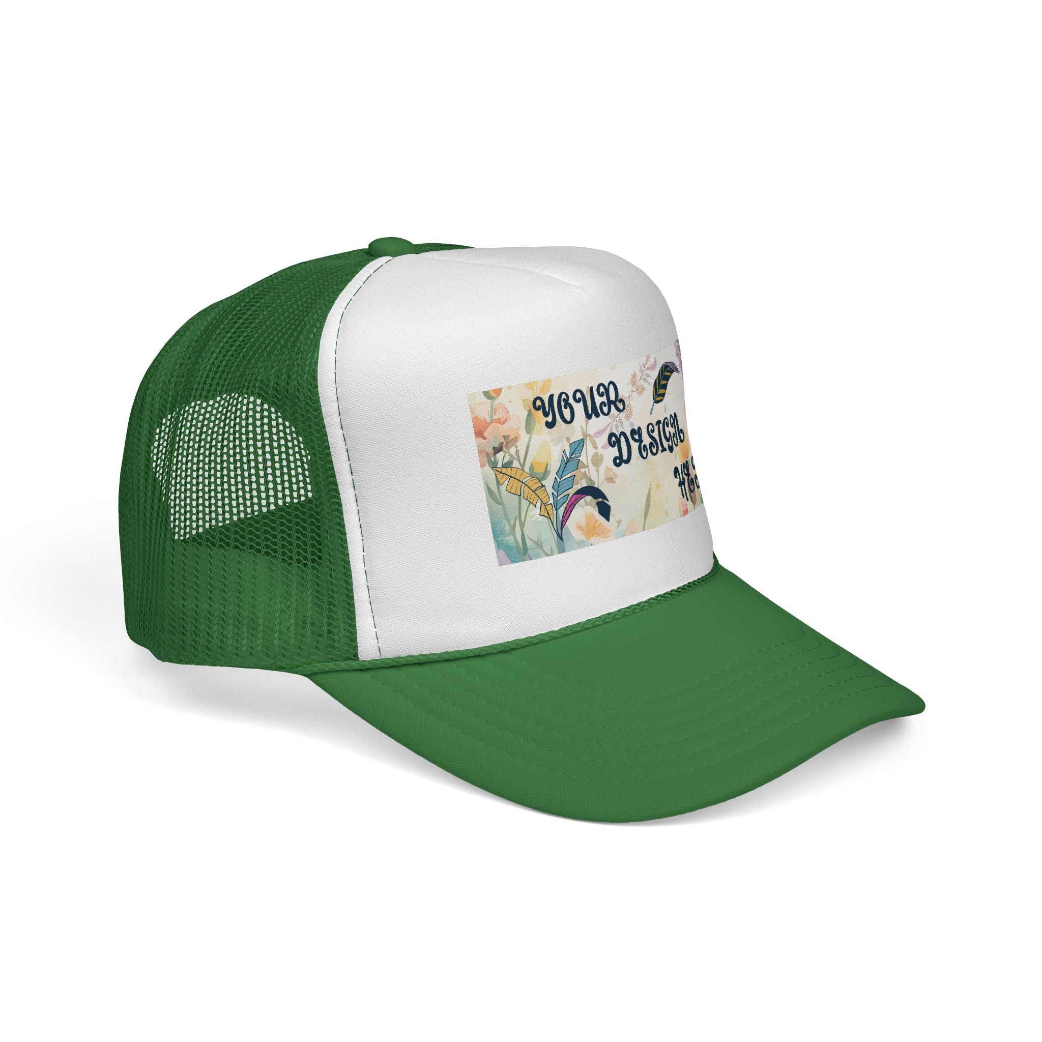 Customizable OTTO 39-165 Trucker Cap Foam Front Mesh Back Snapback