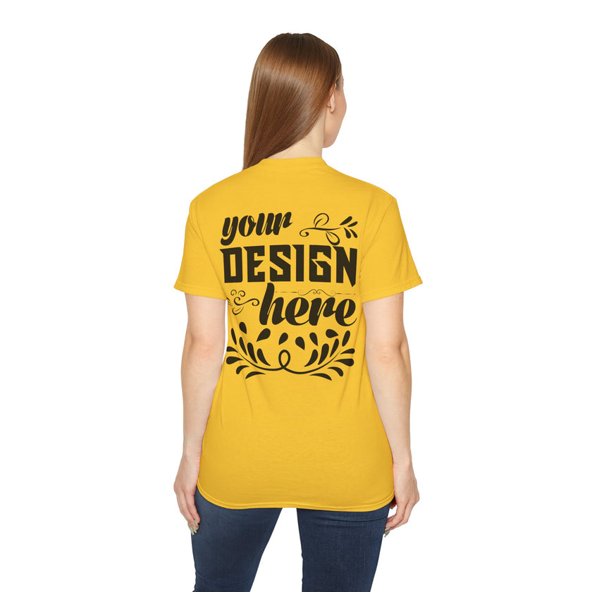 Customizable Gildan 2000 Unisex Ultra Cotton Crew Neck T-Shirt