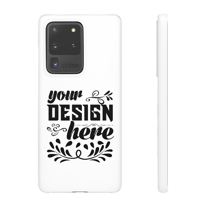 Customizable Snap Phone Case Slim Lightweight Polycarbonate Gloss Or Matte