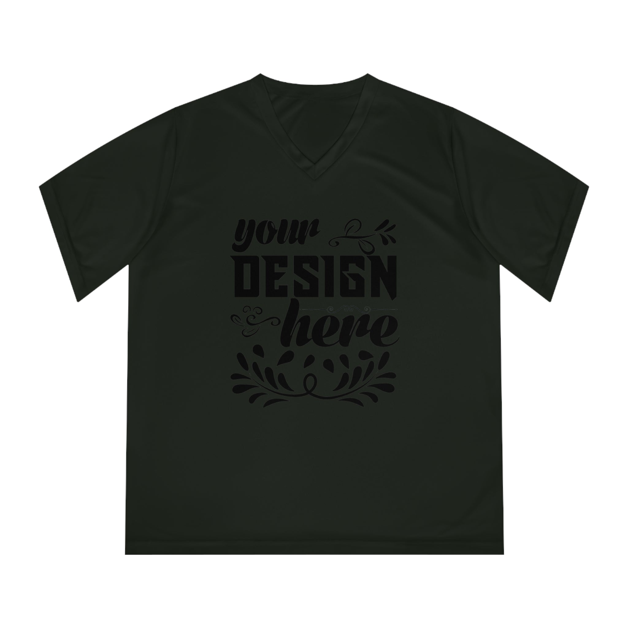 Customizable Team 365 TT11W Womens Performance V Neck T Shirt