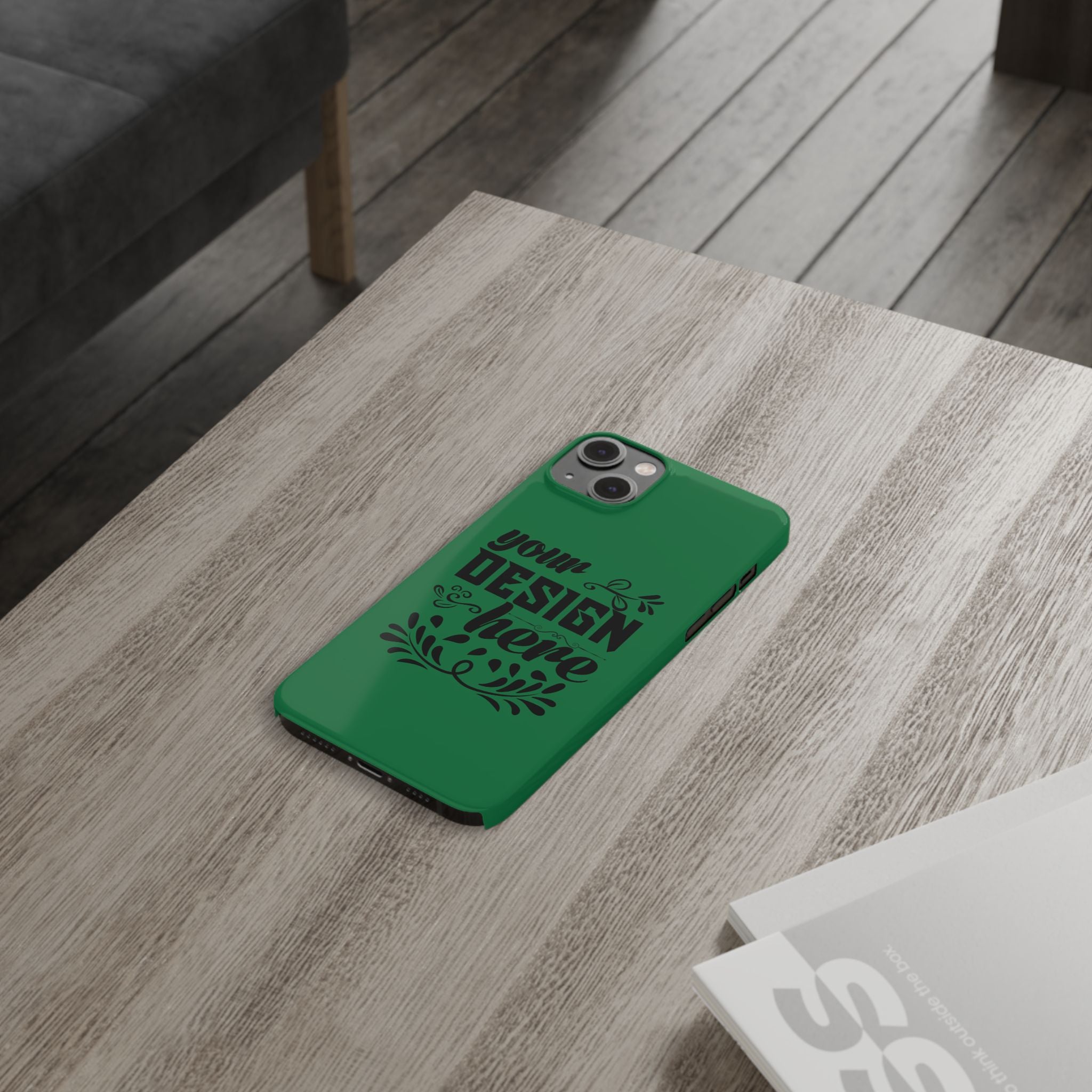 Customizable Slim Phone Case Super Slim Glossy Lexan Polycarbonate Plastic
