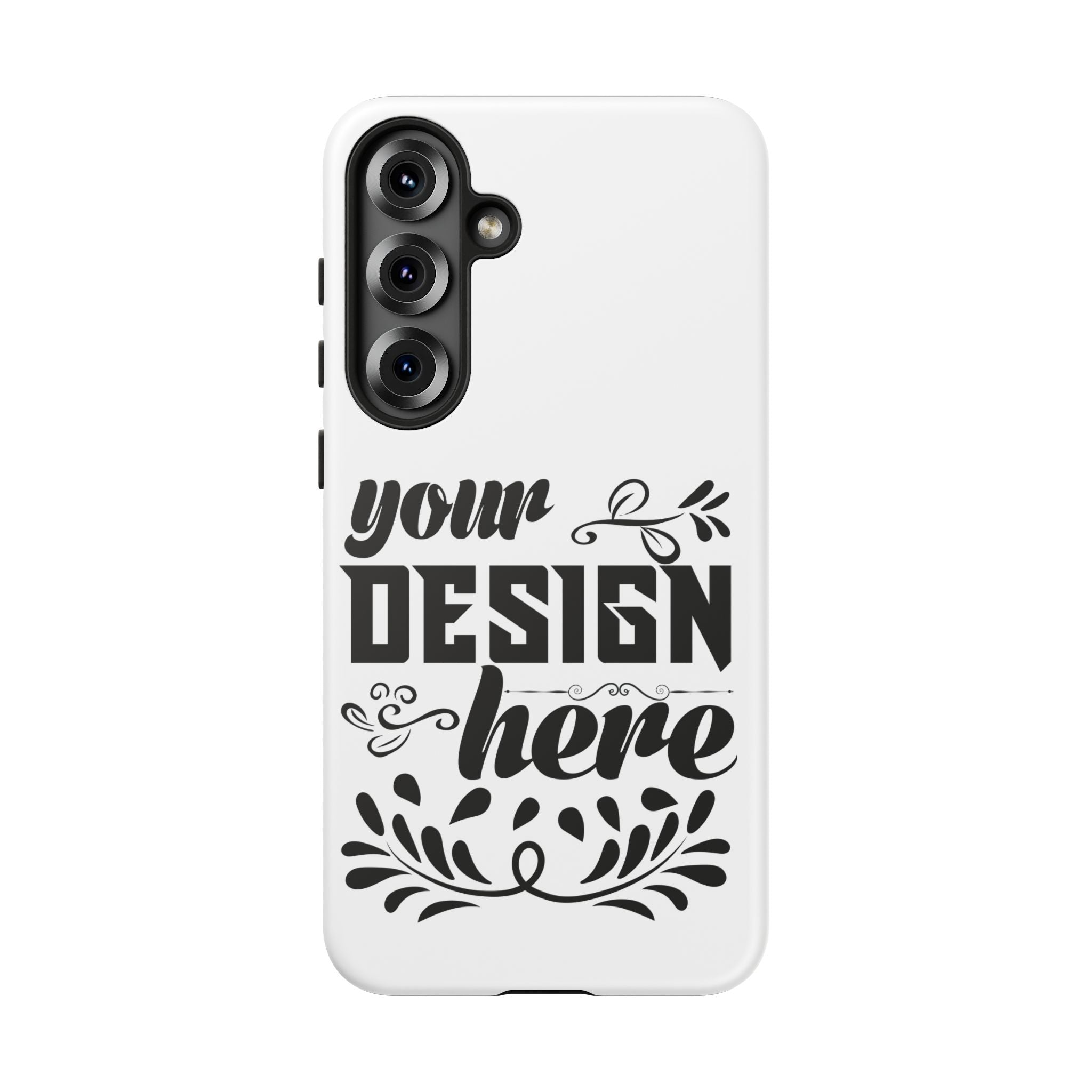 Customizable Tough Dual Layer Phone Case Polycarbonate TPU Liner Protective