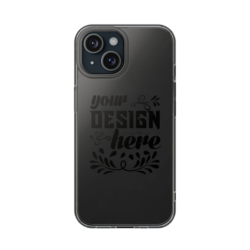 Customizable Clear Impact Resistant Phone Case With TPU Sides Wireless Ready