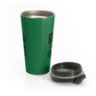 Customizable 15oz Vacuum Insulated Stainless Steel Travel Mug With Flip Lid