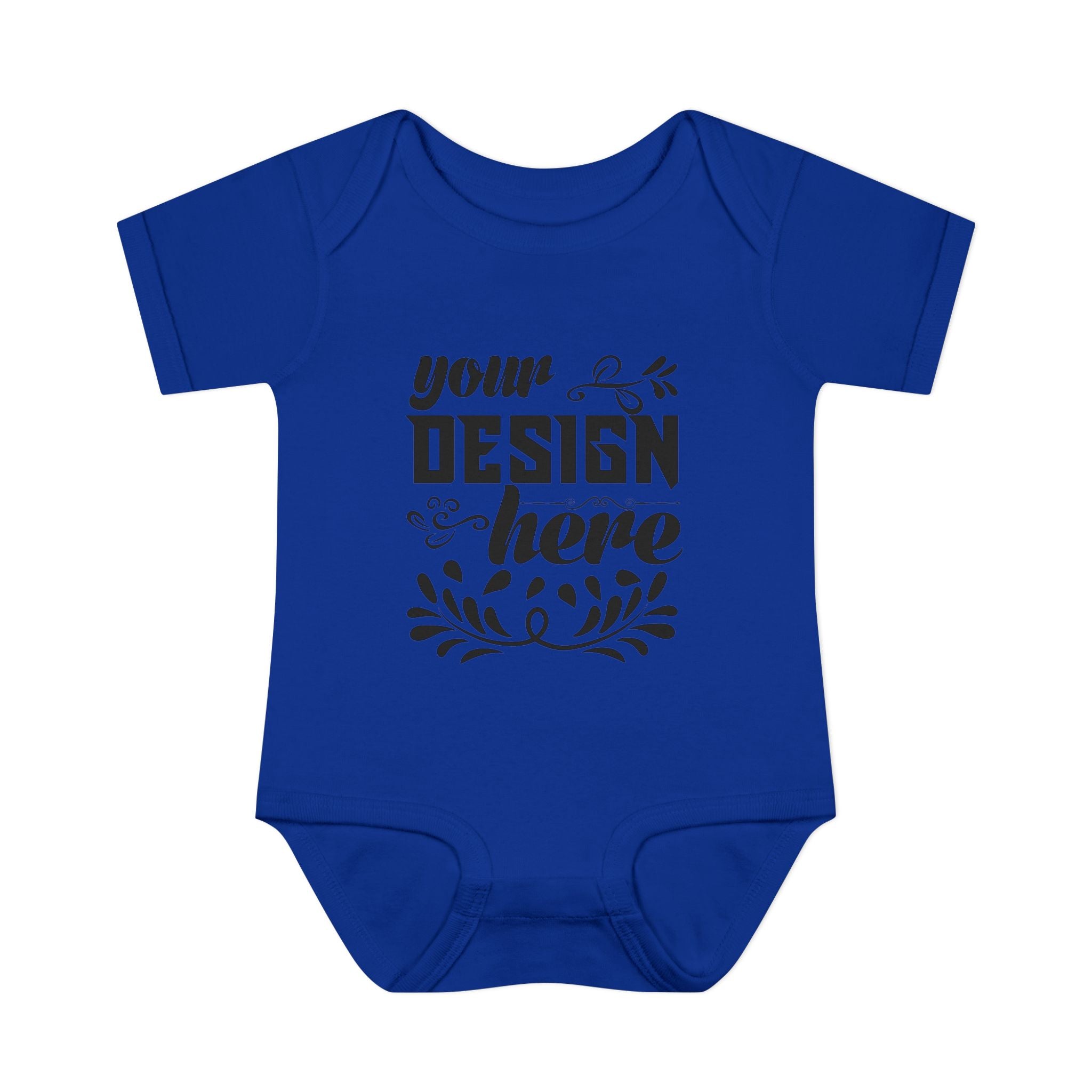 Customizable Infant Baby Rib Bodysuit Rabbit Skins 4400 Unisex