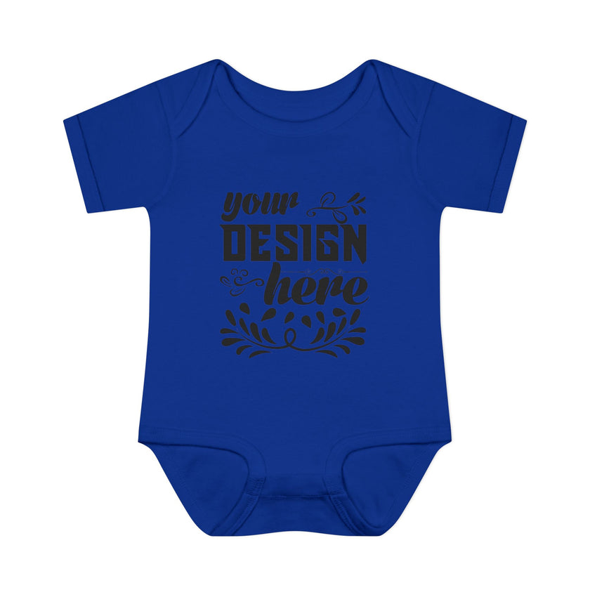 Customizable Infant Baby Rib Bodysuit Rabbit Skins 4400 Unisex