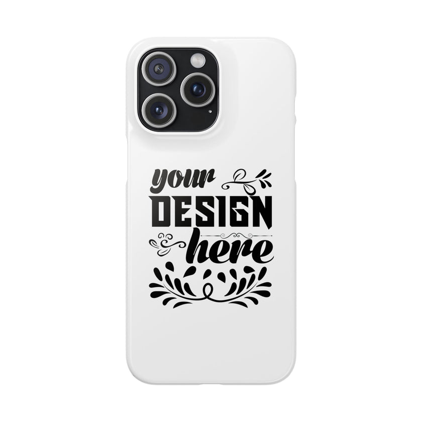 Customizable Snap Phone Case Slim Lightweight Polycarbonate Gloss Or Matte