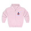 Gildan 18600 Unisex Full Zip Hoodie | Super Daddy Embroidery