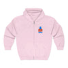 Gildan 18600 Unisex Full Zip Hoodie | Super Daddy Embroidery