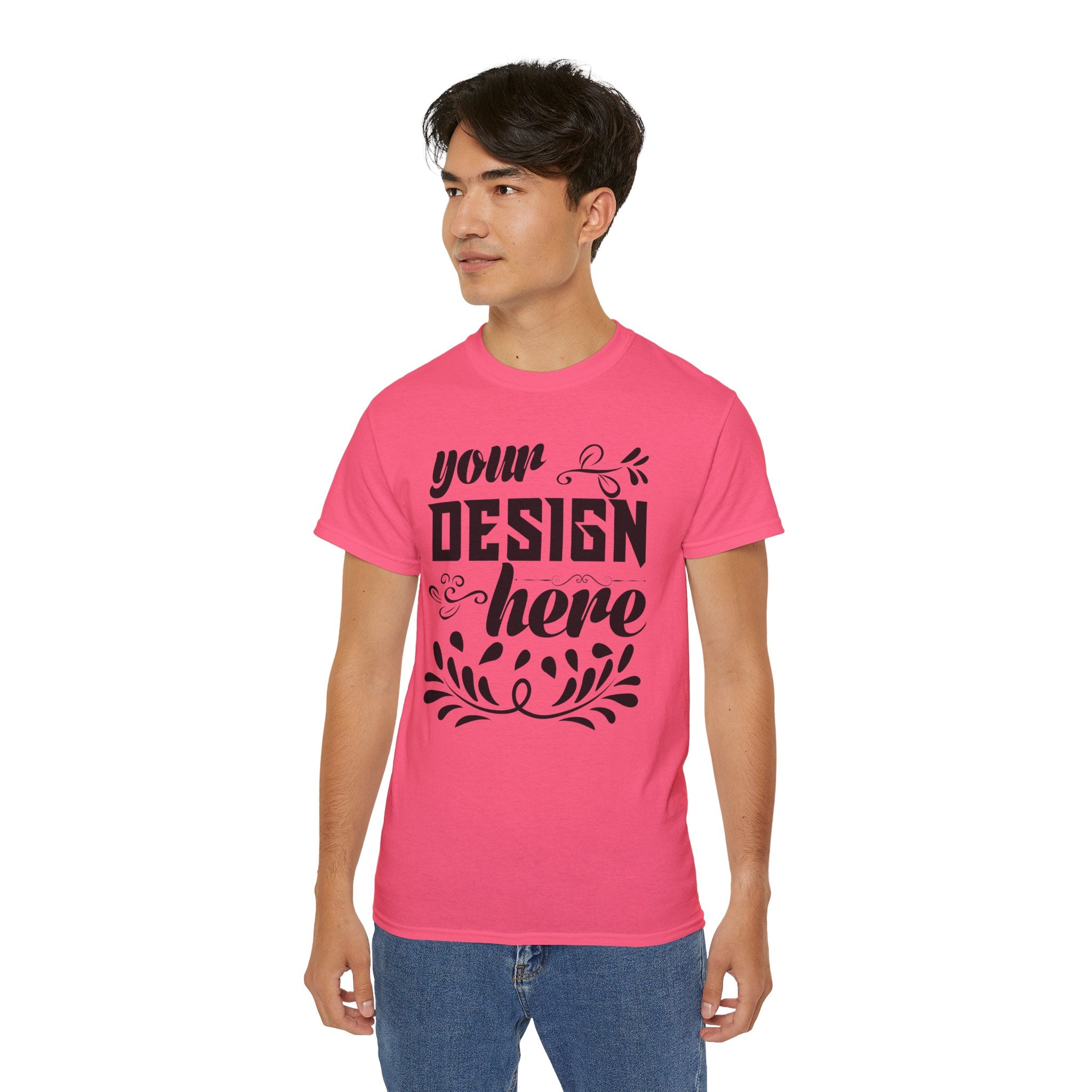 Customizable Gildan 2000 Unisex Ultra Cotton Crew Neck T-Shirt