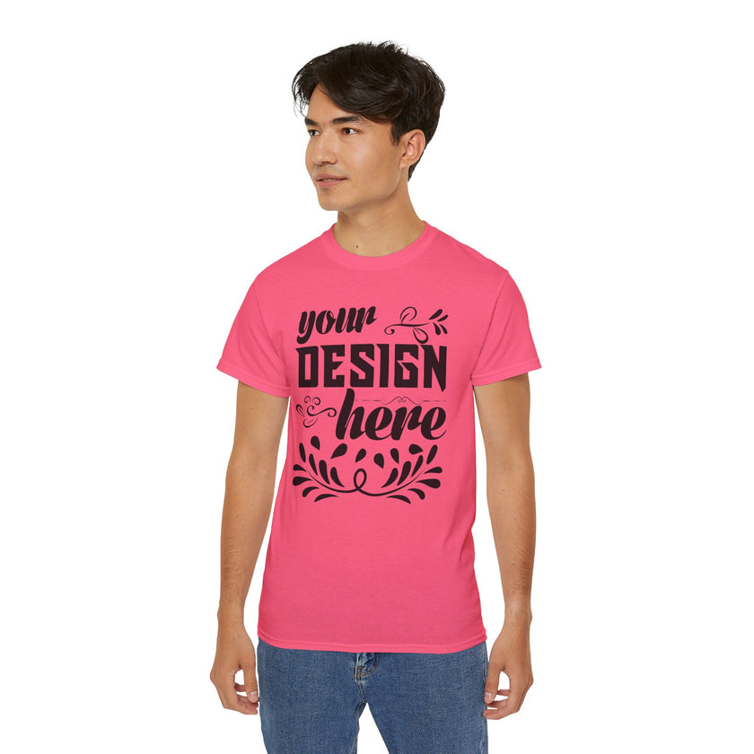 Customizable Gildan 2000 Unisex Ultra Cotton Crew Neck T-Shirt