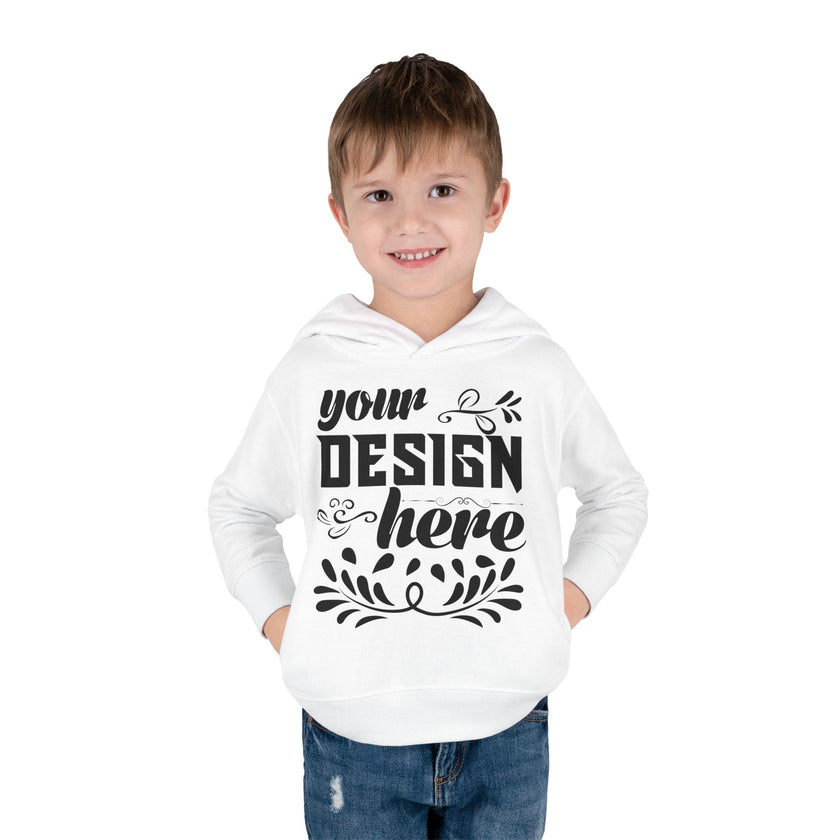 Customizable Rabbit Skins Toddler Pullover Fleece Hoodie DTG
