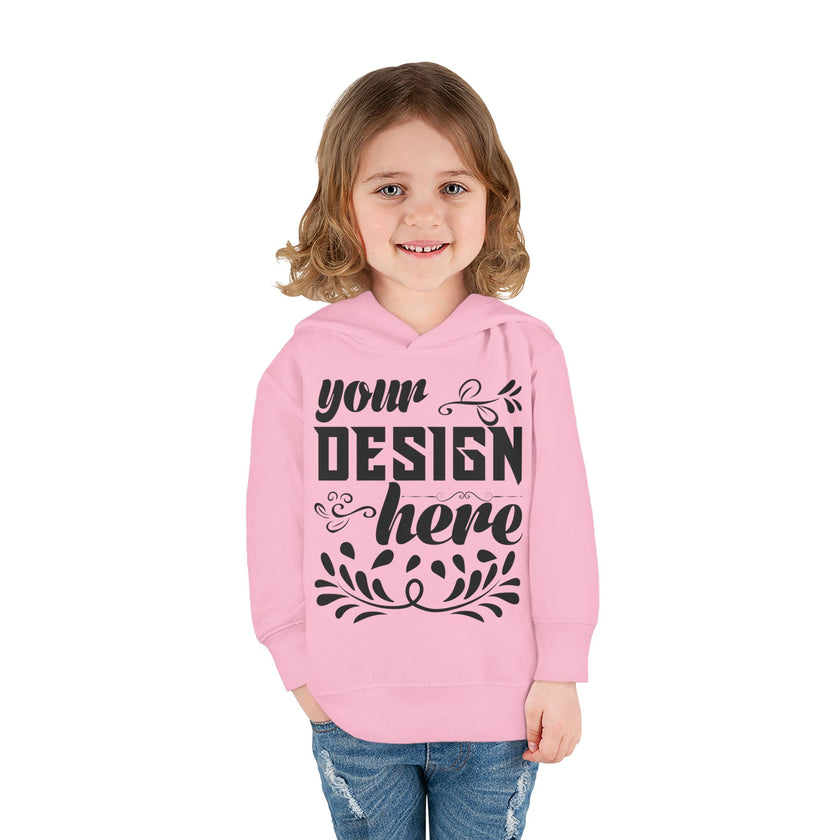 Customizable Rabbit Skins Toddler Pullover Fleece Hoodie DTG