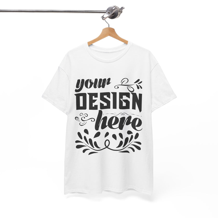 Customizable Gildan 5000 Unisex Heavy Cotton T-Shirt Classic Fit