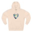 Lane Seven LS14001 Unisex  Fleece Hoodie | Butterfly Love Graphic Print