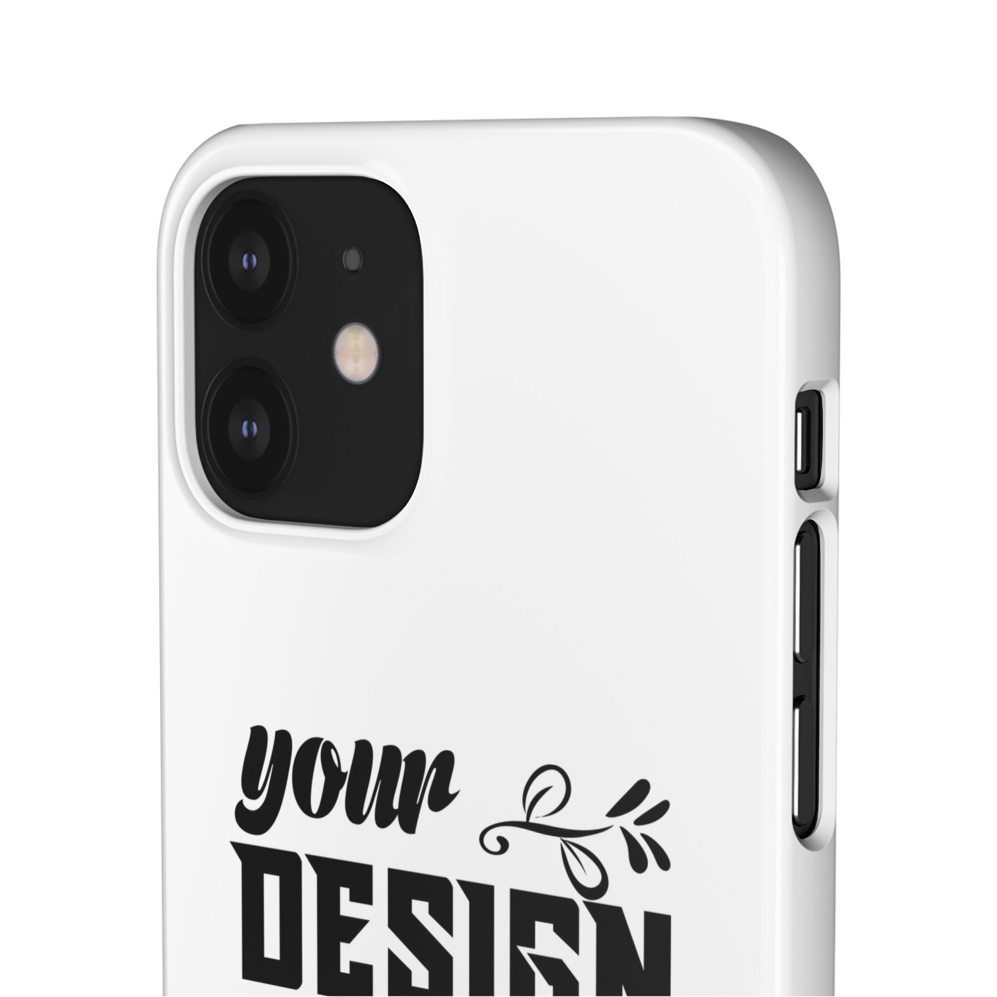 Customizable Snap Phone Case Slim Lightweight Polycarbonate Gloss Or Matte