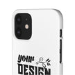 Customizable Snap Phone Case Slim Lightweight Polycarbonate Gloss Or Matte