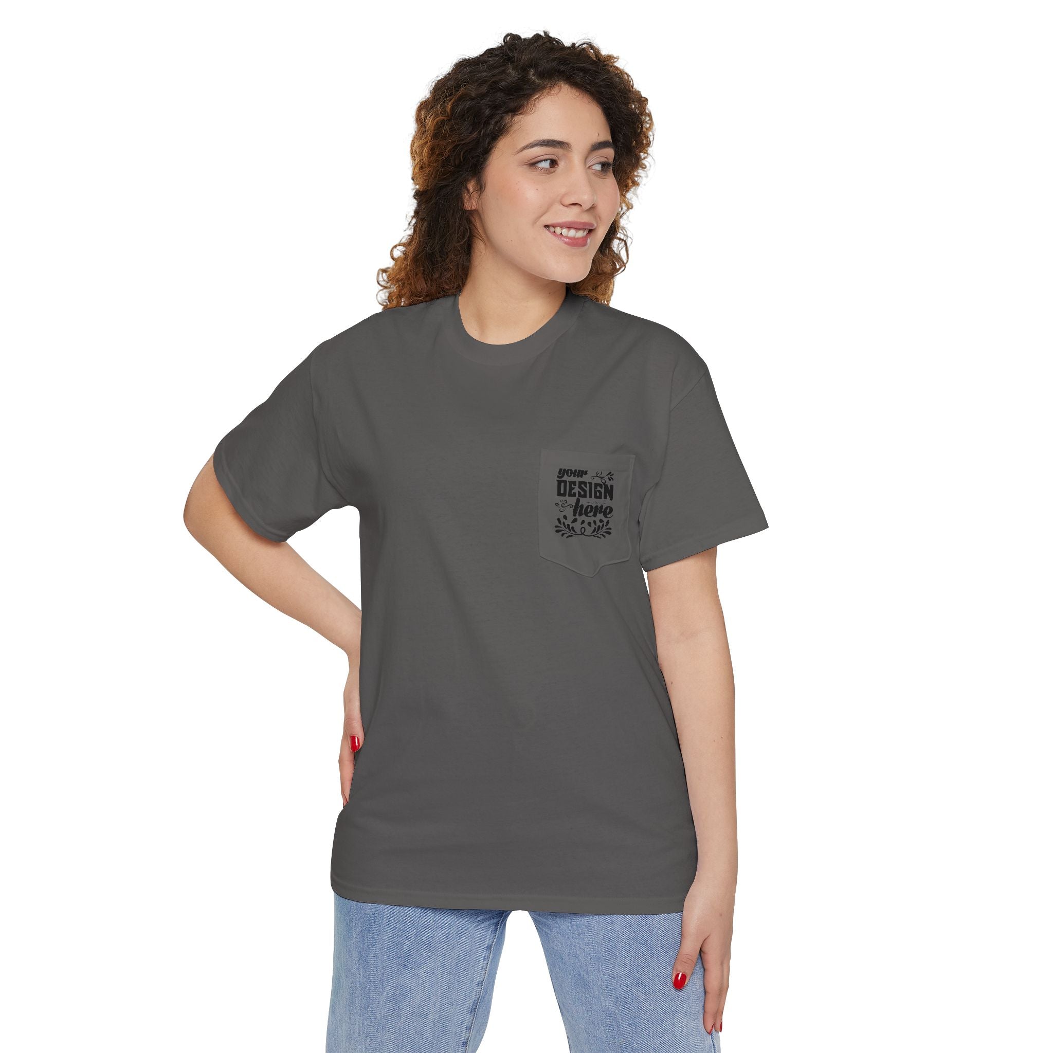 Customizable Gildan 5300 Unisex Heavy Cotton Pocket T-Shirt