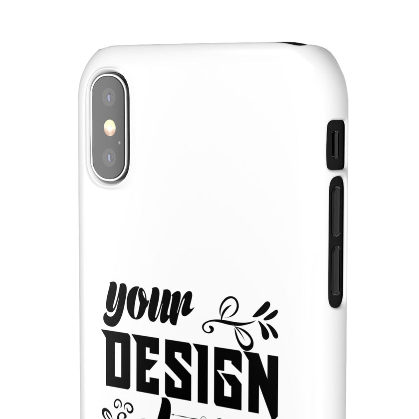 Customizable Snap Phone Case Slim Lightweight Polycarbonate Gloss Or Matte