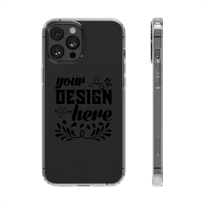 Customizable Clear Impact Resistant Phone Case With TPU Sides Wireless Ready