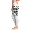 Customizable Stretchy Leggings All Over Print Mid Waist Ankle Length