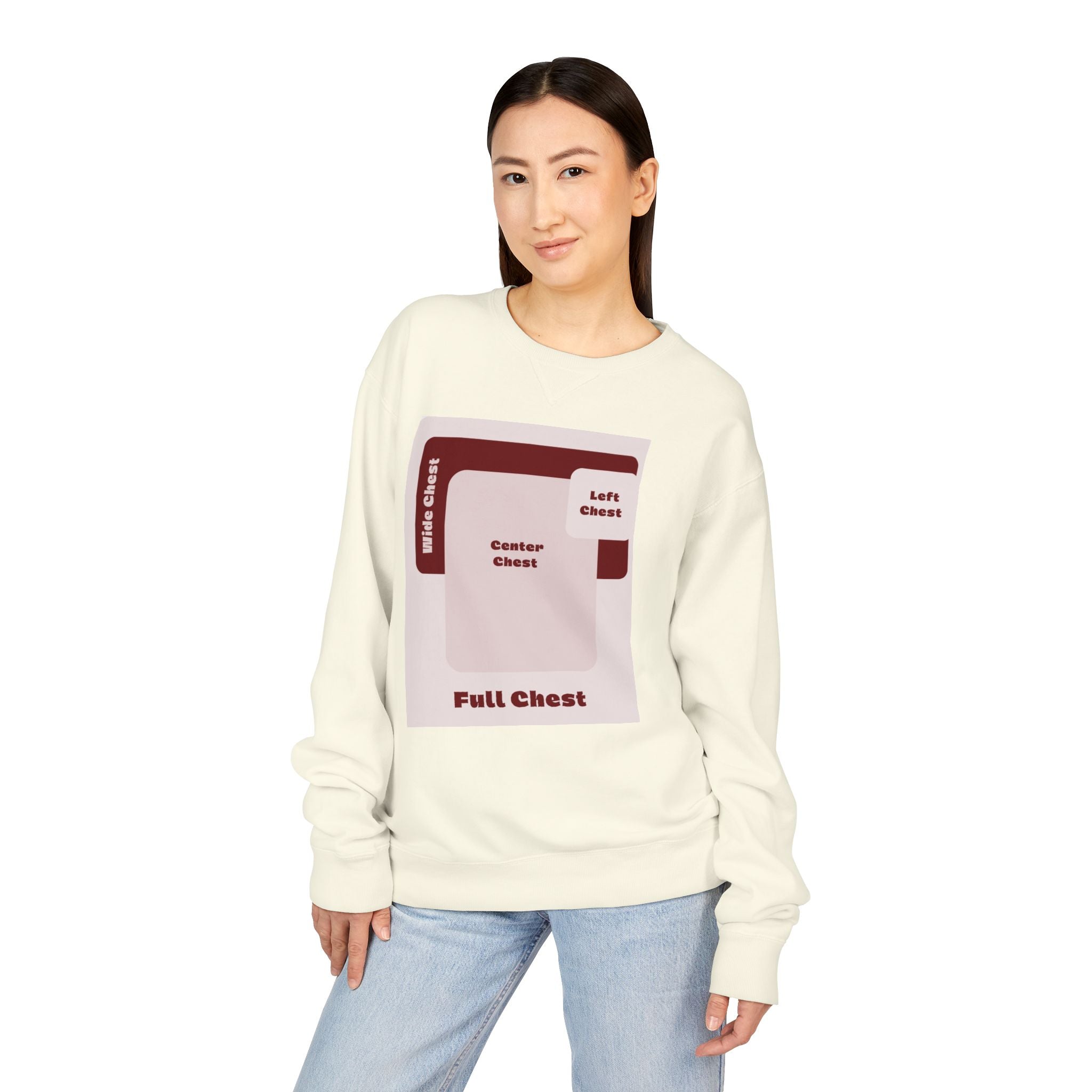 Customizable Hanes GDH400 Unisex Garment Dyed Crewneck Sweatshirt
