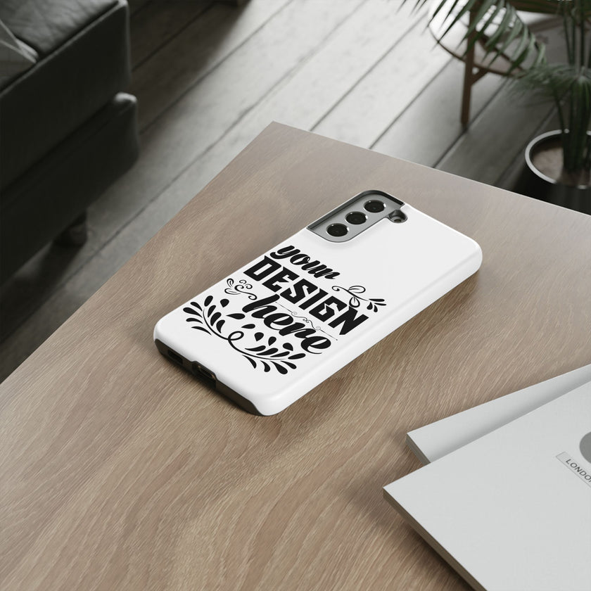 Customizable Tough Dual Layer Phone Case Polycarbonate TPU Liner Protective