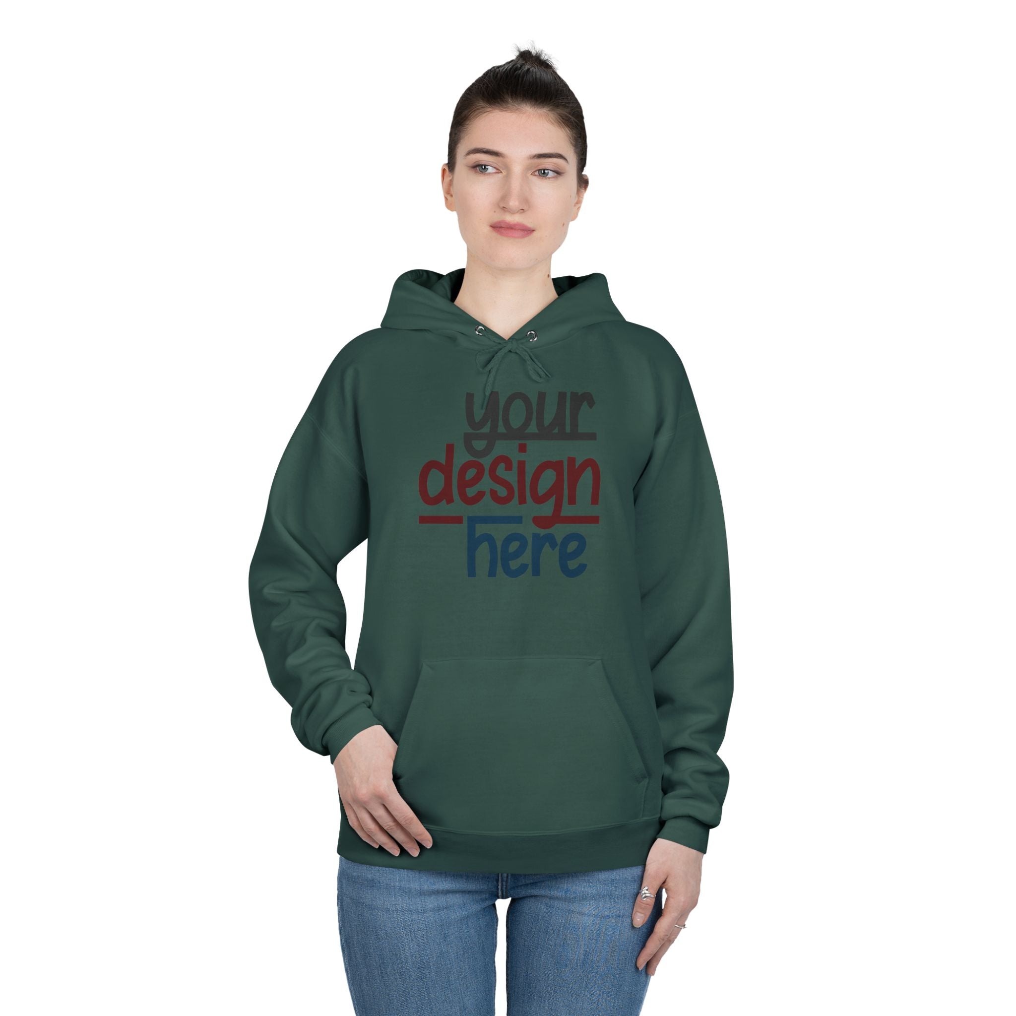 Customizable Hanes P170 EcoSmart Unisex Pullover Hoodie