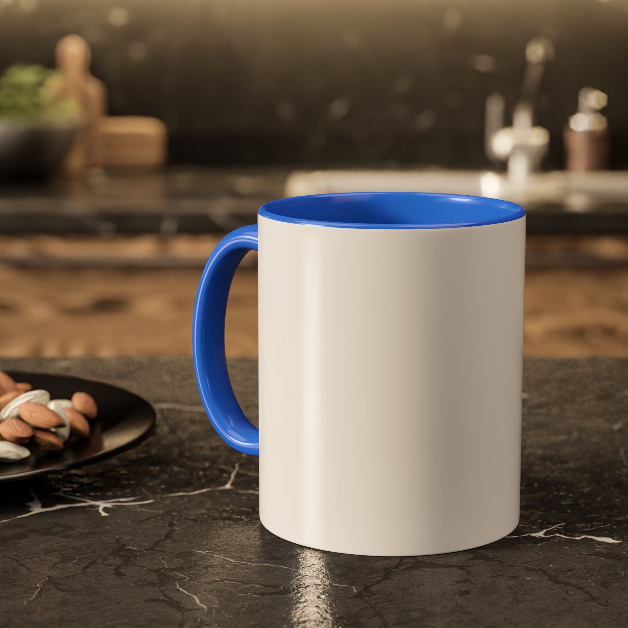 Customizable Glossy Ceramic Accent Mug 11oz and 15oz