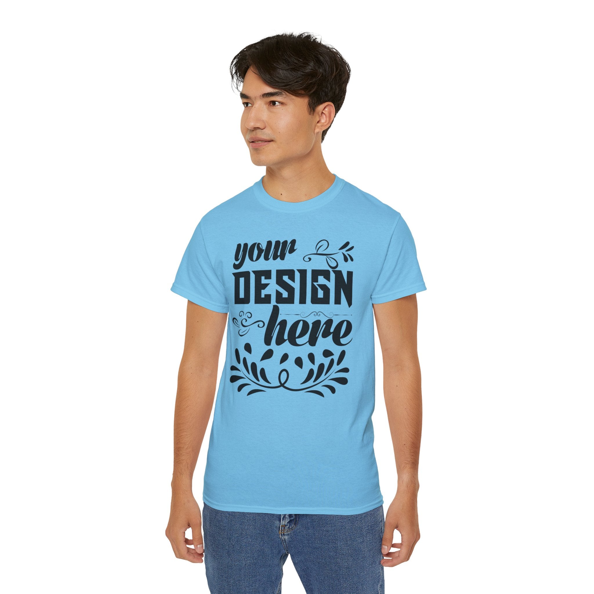 Customizable Gildan 2000 Unisex Ultra Cotton Crew Neck T-Shirt