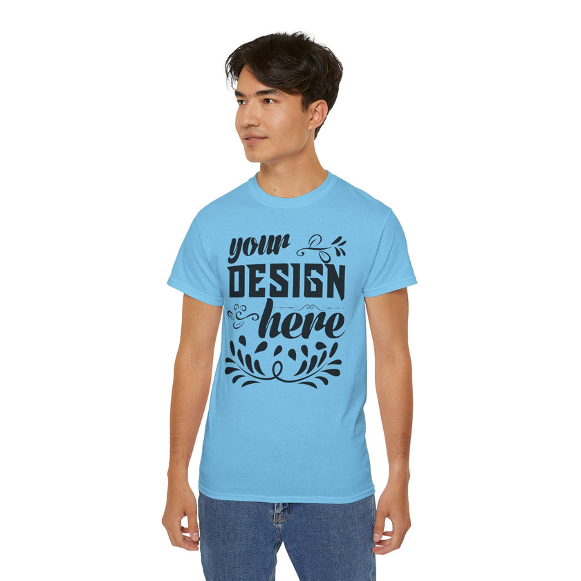 Customizable Gildan 2000 Unisex Ultra Cotton Crew Neck T-Shirt