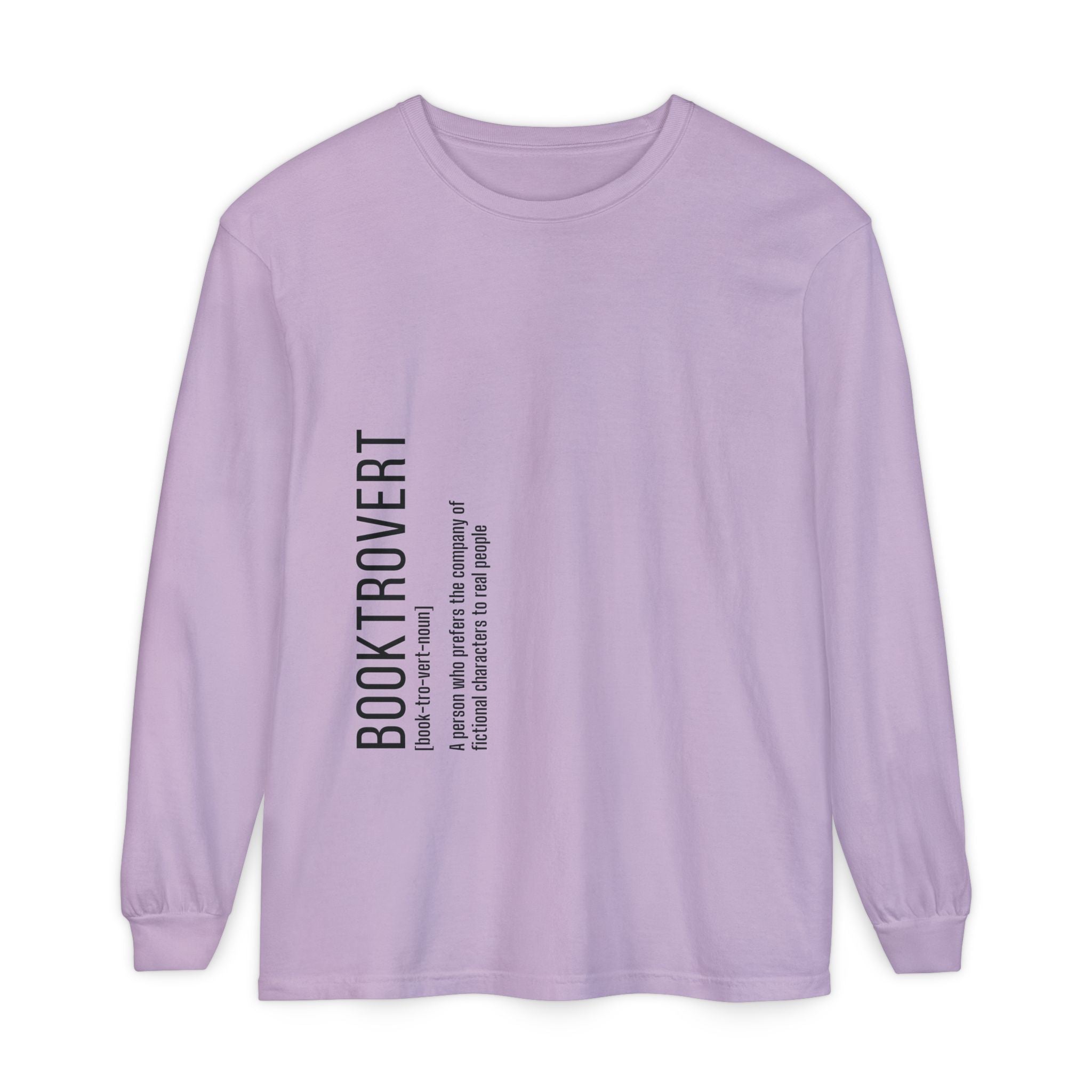 Comfort Colors 6014 Unisex  Long Sleeve T-Shirt | Booktrovert Graphic Print