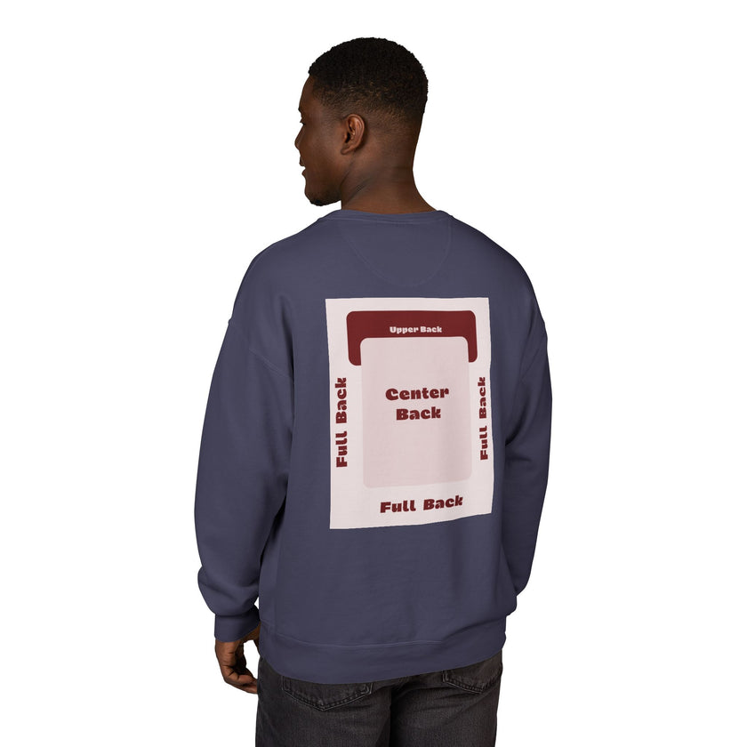 Customizable Hanes GDH400 Unisex Garment Dyed Crewneck Sweatshirt