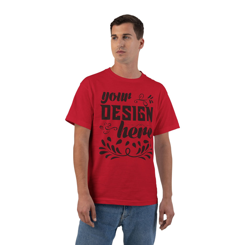 Customizable Hanes 5180 Beefy T Short Sleeve Cotton T-Shirt