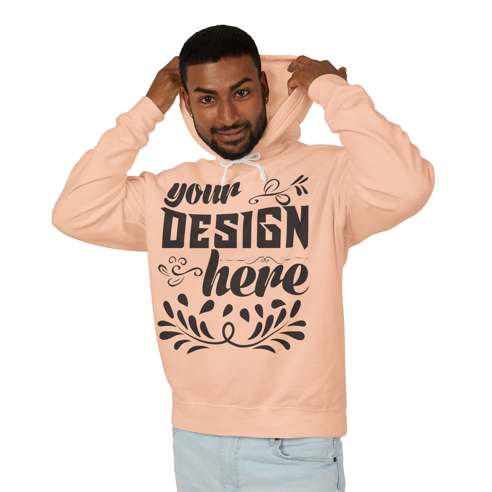Customizable Comfort Colors 1467 Unisex Lightweight Hooded Sweatshirt