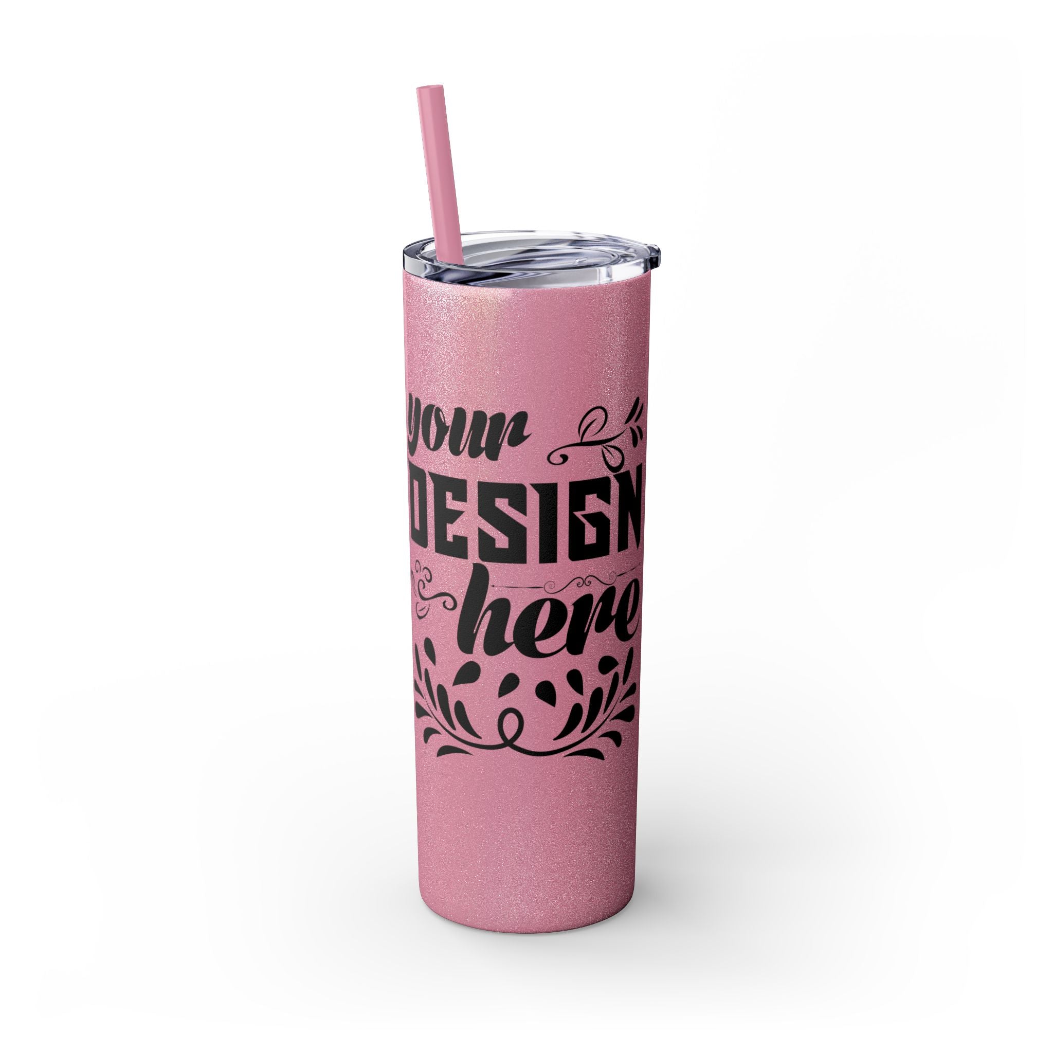 Customizable Maars 20oz Skinny Tumbler with Straw Stainless Steel