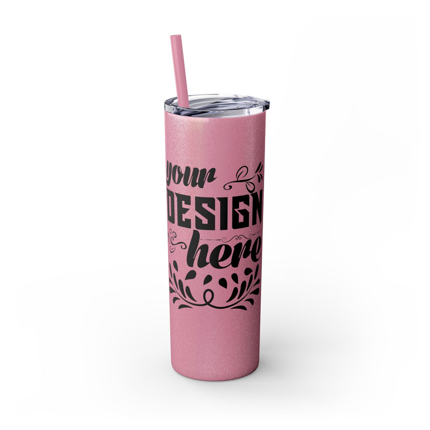 Customizable Maars 20oz Skinny Tumbler with Straw Stainless Steel