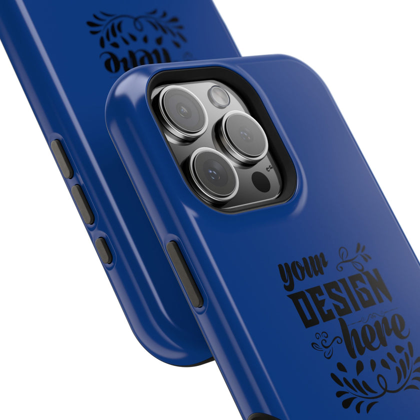 Customizable Magnetic Impact Resistant Phone Case Dual Layer Full Wrap