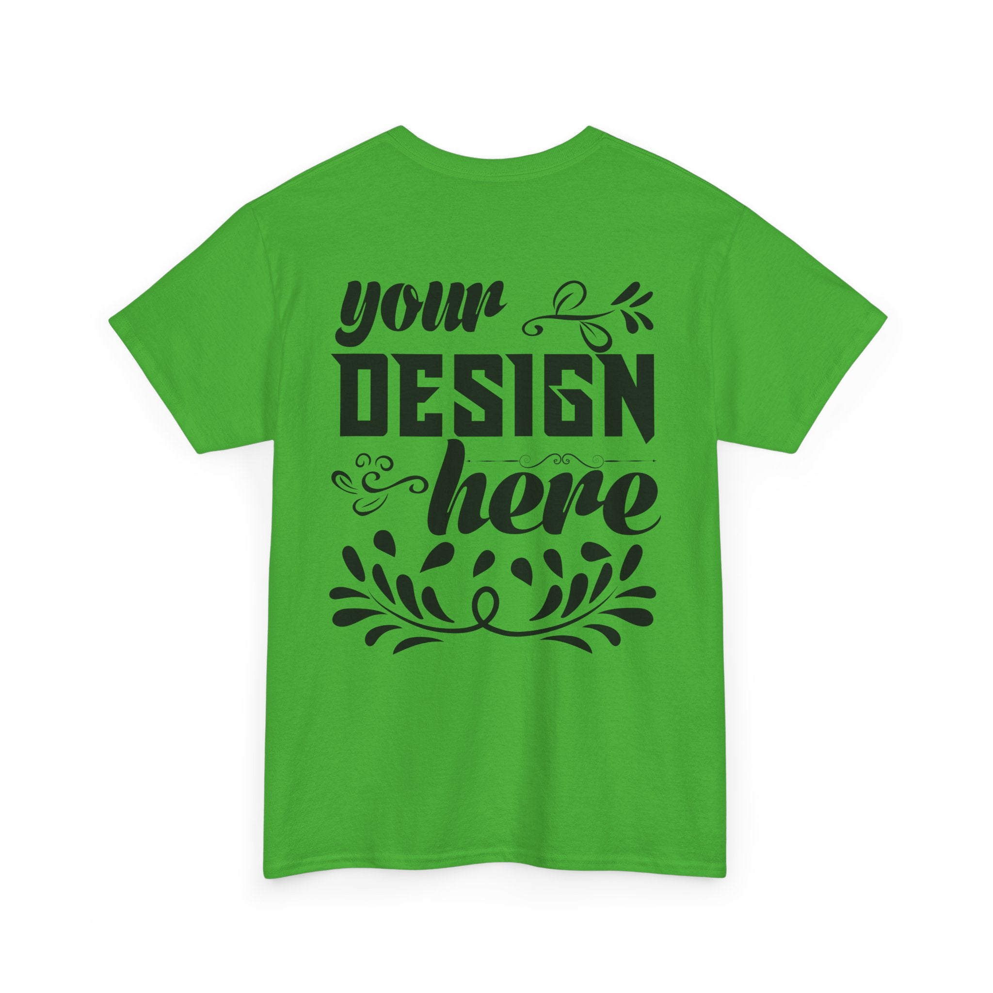 Customizable Gildan 5000 Unisex Heavy Cotton T-Shirt Classic Fit