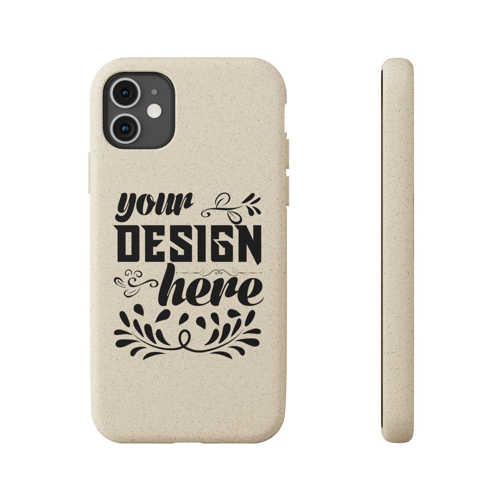 Customizable Biodegradable Phone Case Matte Finish Wireless Charging