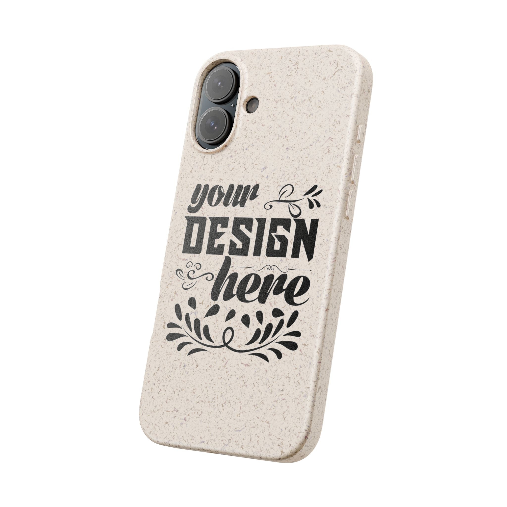 Customizable Biodegradable Phone Case Matte Finish Wireless Charging